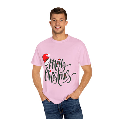 Merry Christmas Santa Hat Tee