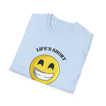 Witty Sayings: Life's Short, Simle while you still have teeth