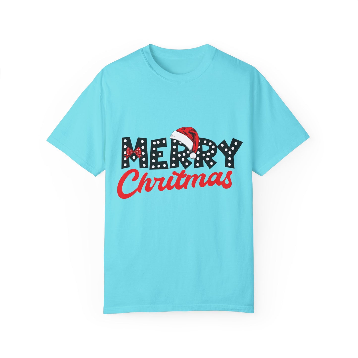 Merry Christmas with Santa's Hat Tee