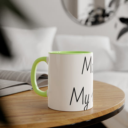 Accent Mugs, 11oz Mom, My Hero