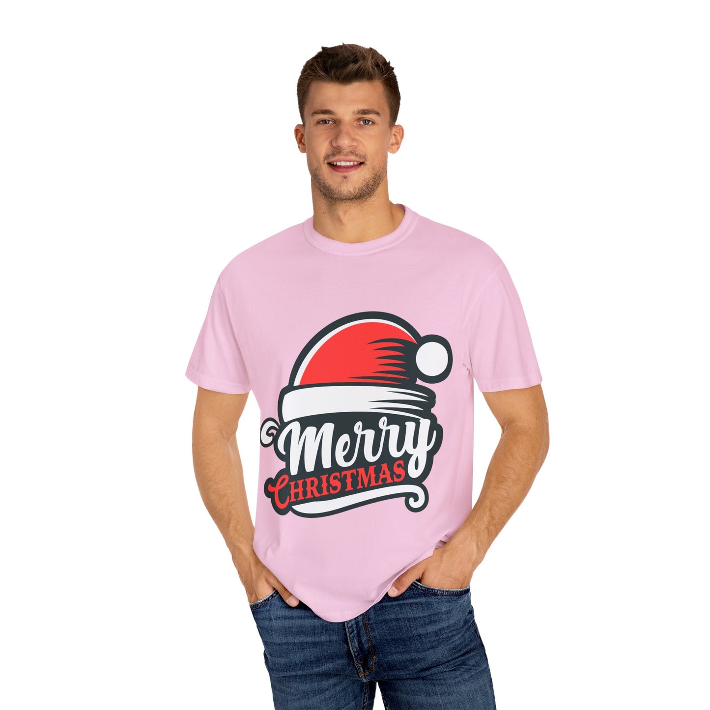 Santa Hat Holiday Vibes Tee