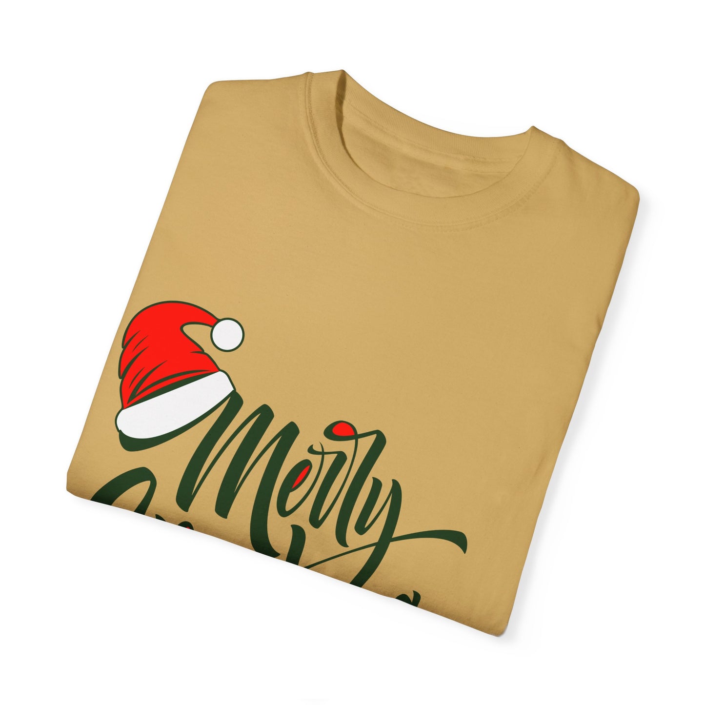 Merry Christmas Santa Hat Tee