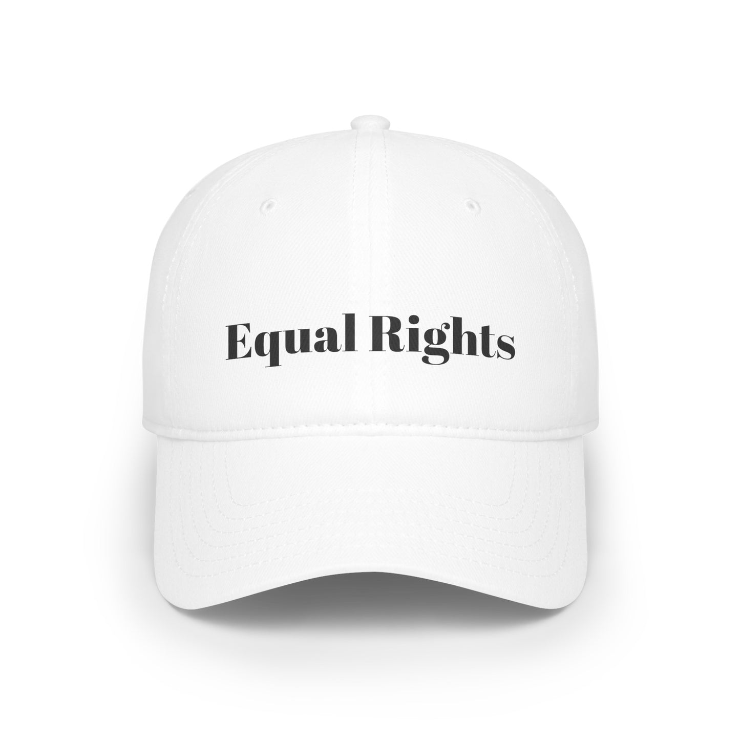 Low Profile Baseball Cap: Social Justice EQUAL RIGHTS