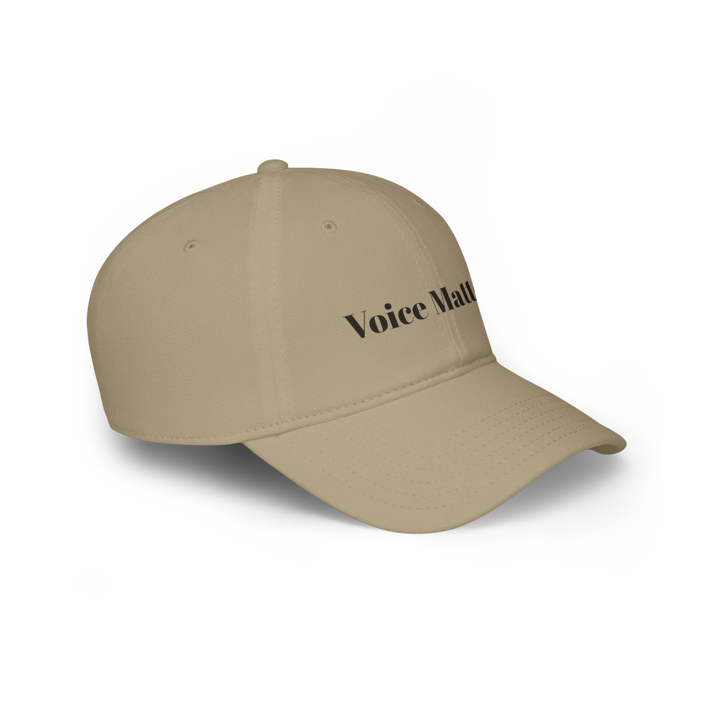 Low Profile Baseball Cap: Social Justice VOICE MATTERS