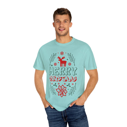 Merry Christmas Reindeer Tee