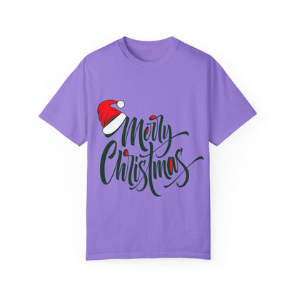 Merry Christmas Santa Hat Tee