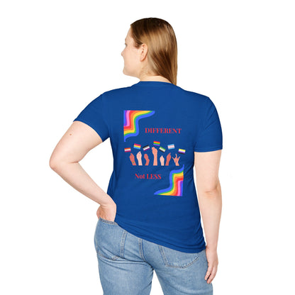 PRIDE Month T-Shirt: Different, Not Less