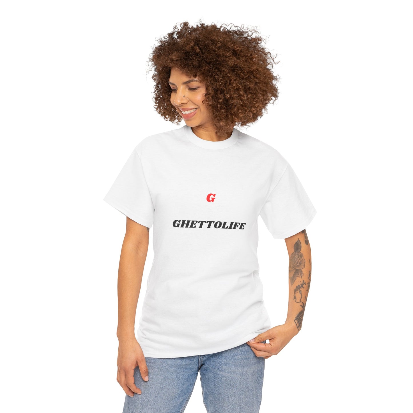 Unisex Heavy Cotton Tee: G Series LIFE