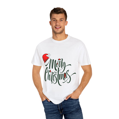 Merry Christmas Santa Hat Tee