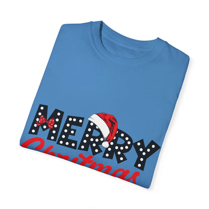 Merry Christmas with Santa's Hat Tee