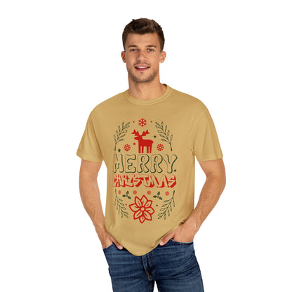 Merry Christmas Reindeer Tee