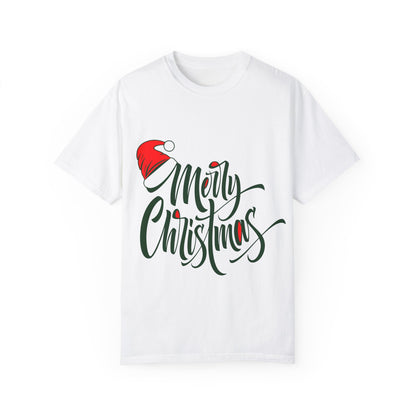 Merry Christmas Santa Hat Tee