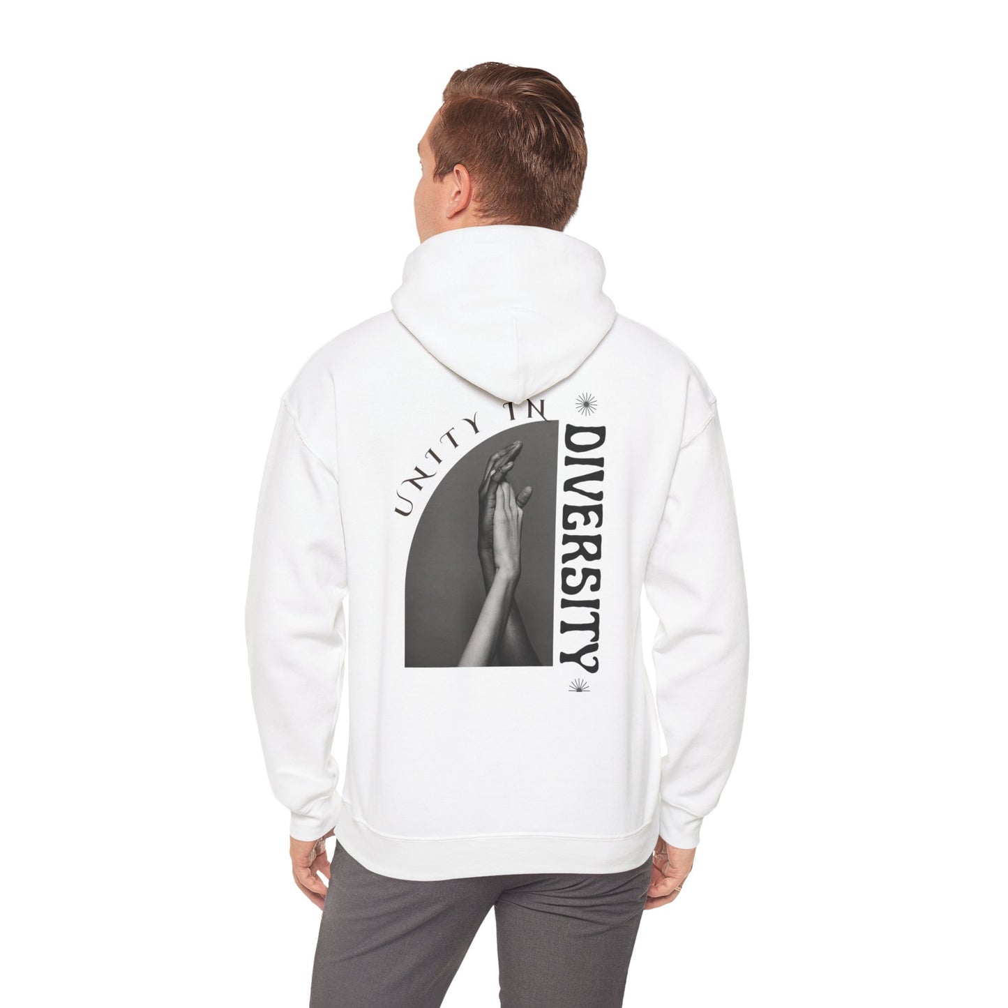 Saying: Hooded Sweatshirt: Unity In Diversity