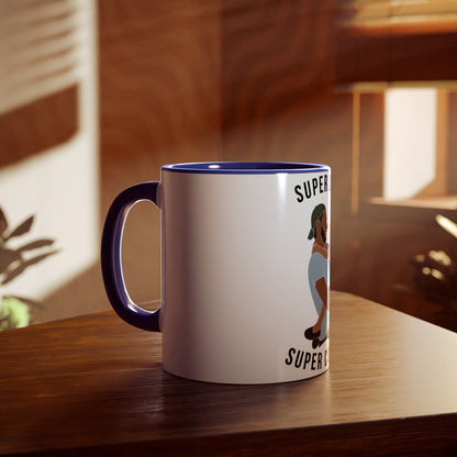 Father's Day Mug, 11oz: Super DAD, Super Coffee