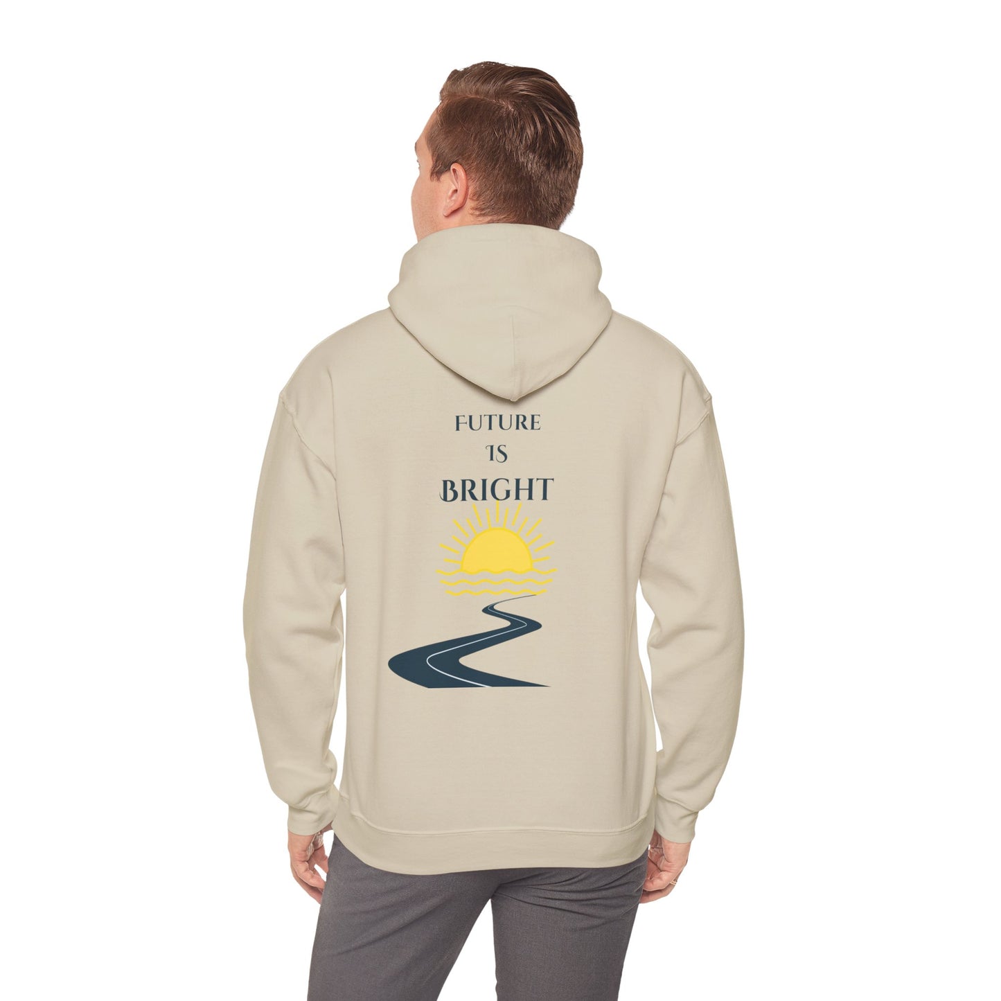 Sayings: Hooded Sweatshirt: Future Is Bright