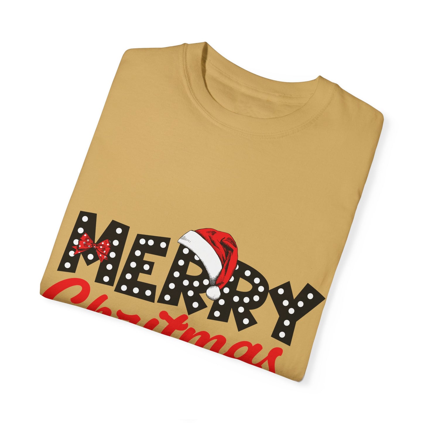 Merry Christmas with Santa's Hat Tee