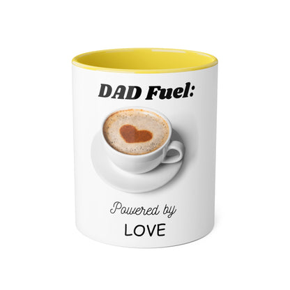 Father's Day Mug 11oz: Dad Fuel: Powered By Love