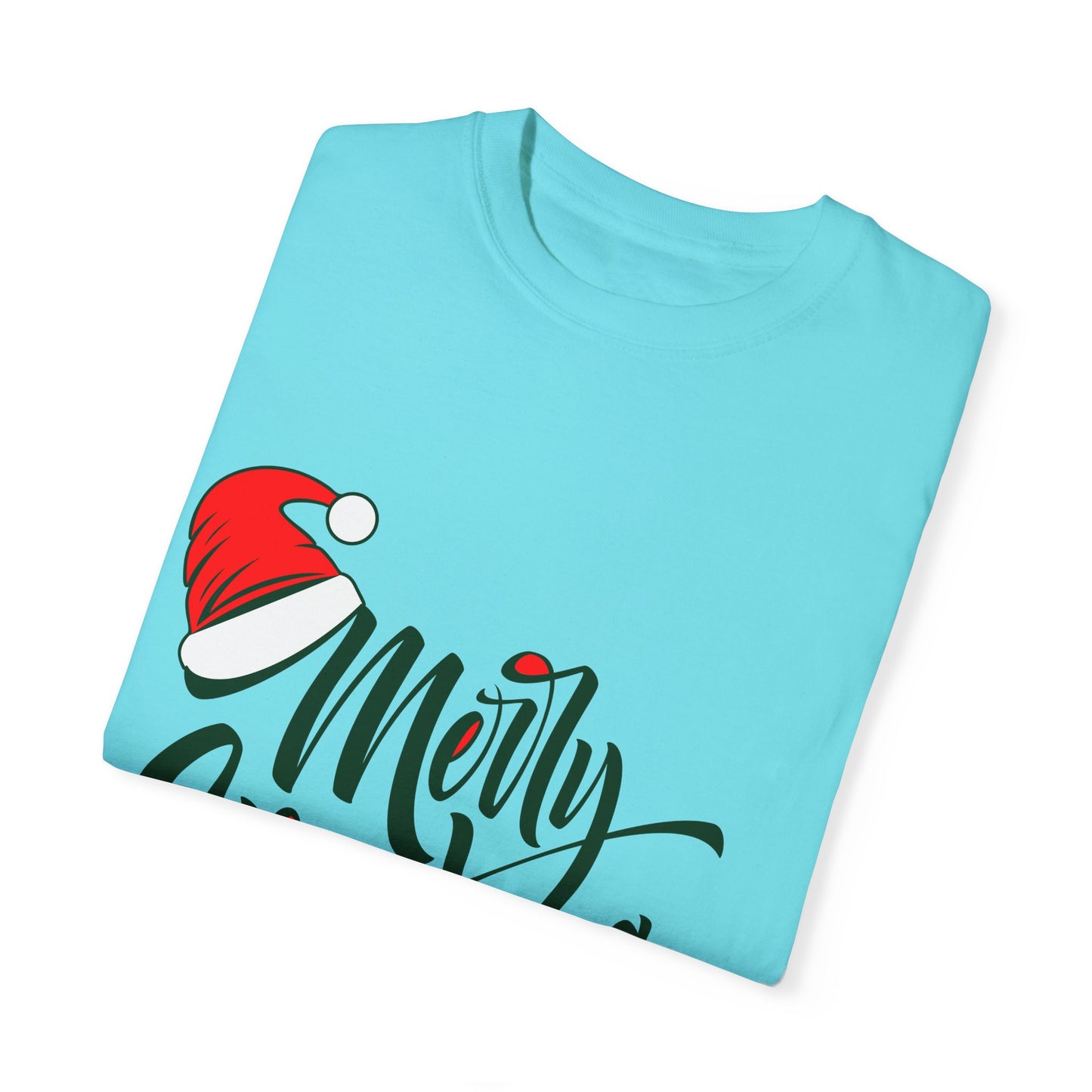 Merry Christmas Santa Hat Tee