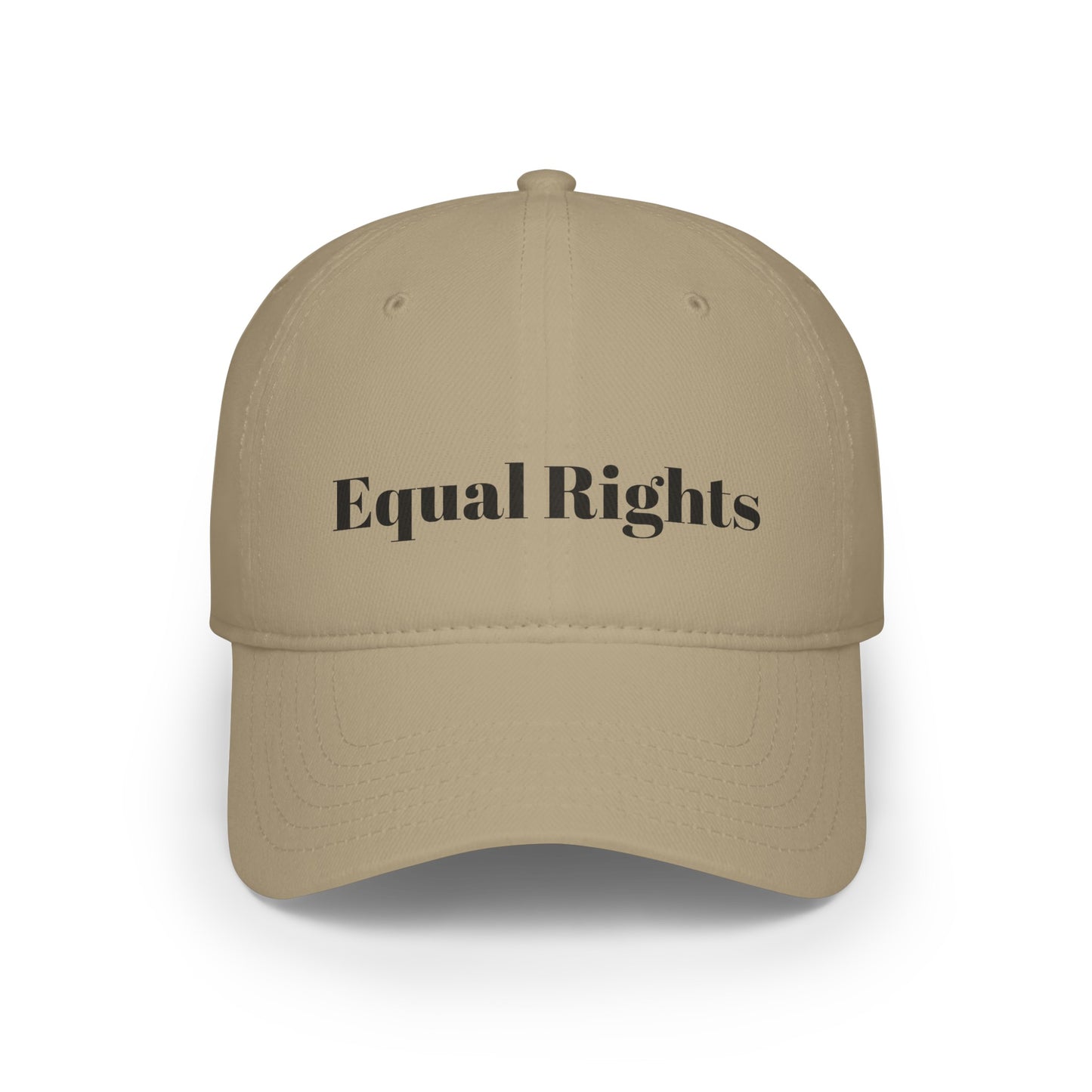 Low Profile Baseball Cap: Social Justice EQUAL RIGHTS