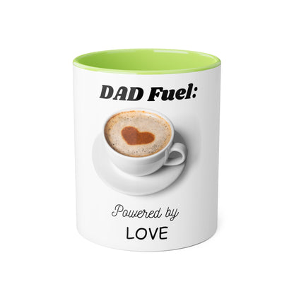 Father's Day Mug 11oz: Dad Fuel: Powered By Love