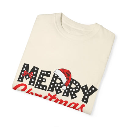 Merry Christmas with Santa's Hat Tee