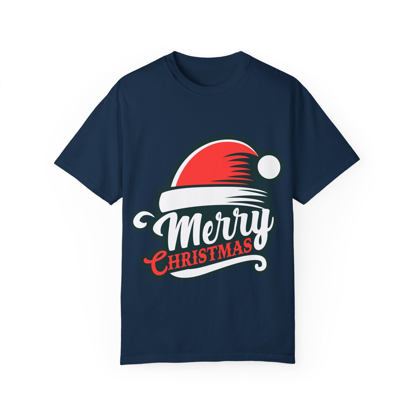 Santa Hat Holiday Vibes Tee