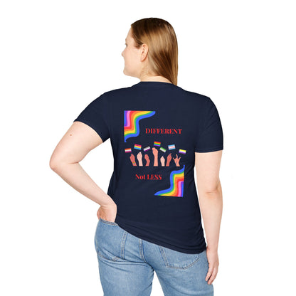 PRIDE Month T-Shirt: Different, Not Less