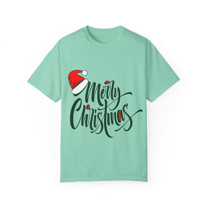 Merry Christmas Santa Hat Tee