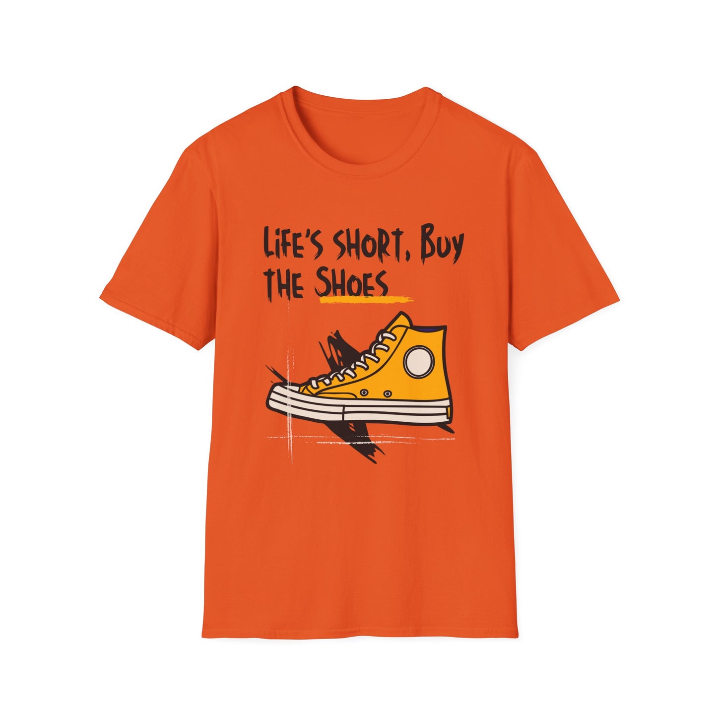 Witty Saying:  Life's short, Buy the Shoes