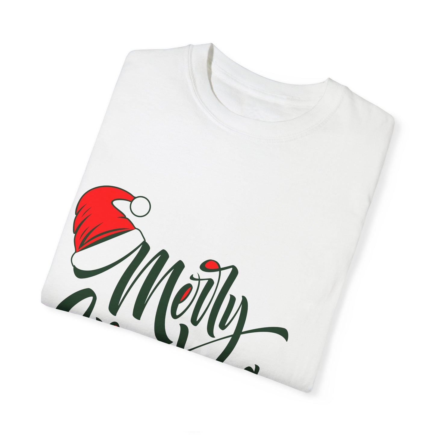 Merry Christmas Santa Hat Tee