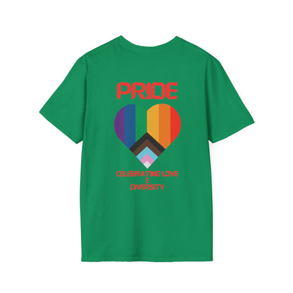 PRIDE MONTH T-Shirt: PRIDE: Celebrating LOVE & DIVERSITY