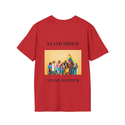 PRIDE Month T-Shirt: Stand Proud, Stand 2gether