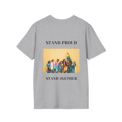 PRIDE Month T-Shirt: Stand Proud, Stand 2gether