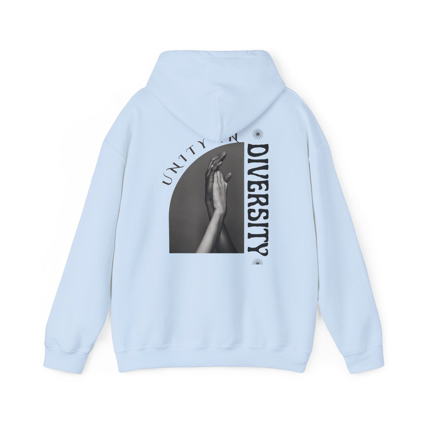 Saying: Hooded Sweatshirt: Unity In Diversity