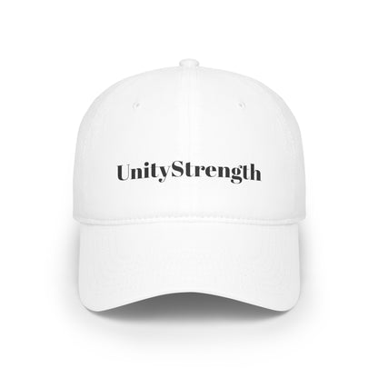 Low Profile Baseball Cap: Social Justice UNITY STRENGTH