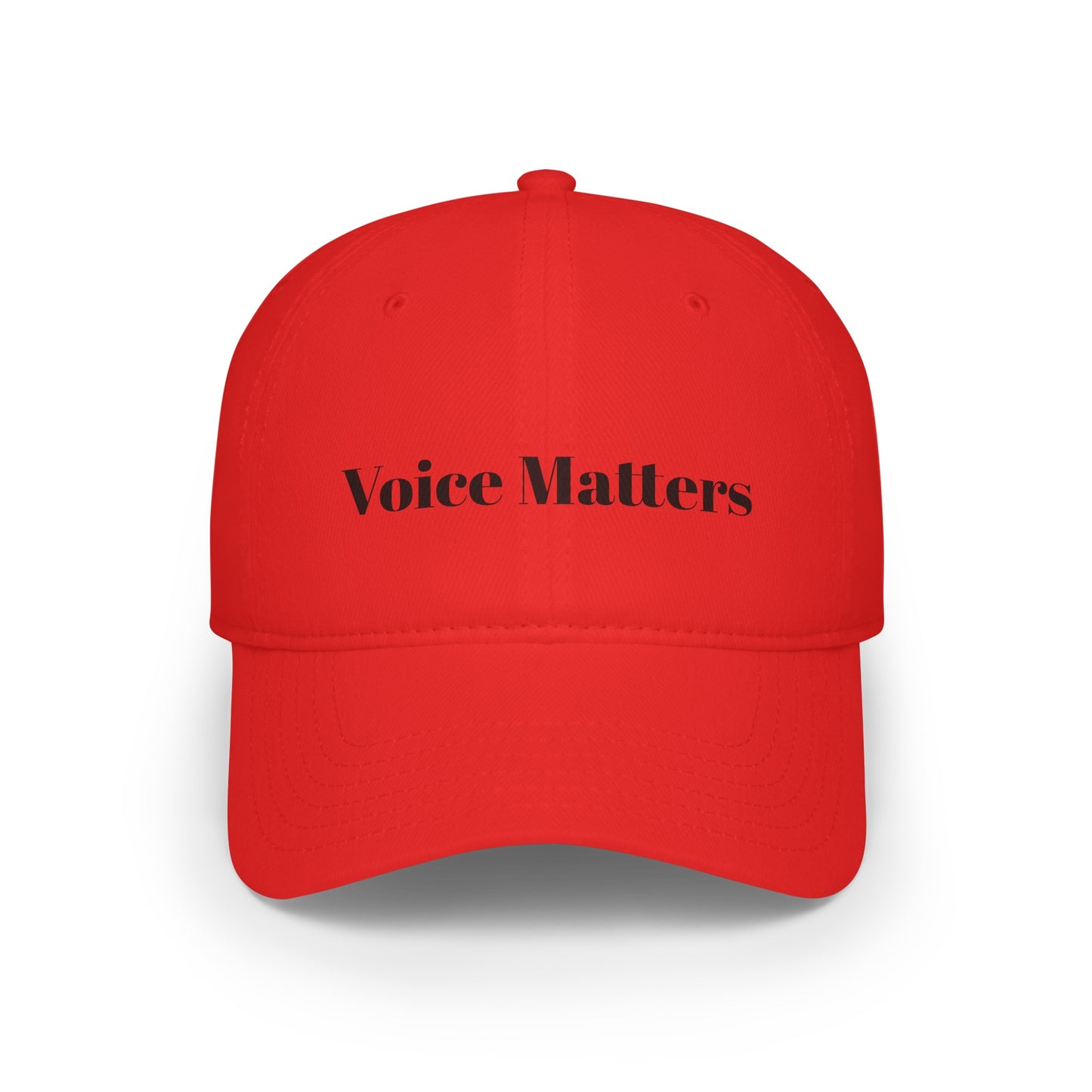 Low Profile Baseball Cap: Social Justice VOICE MATTERS