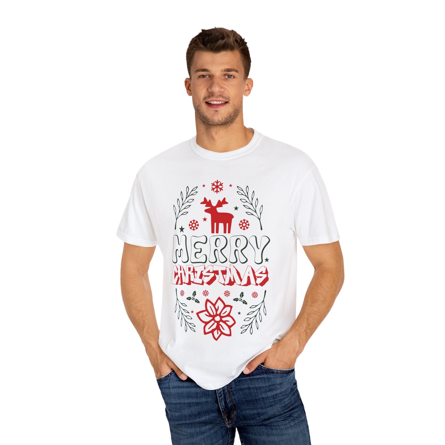 Merry Christmas Reindeer Tee