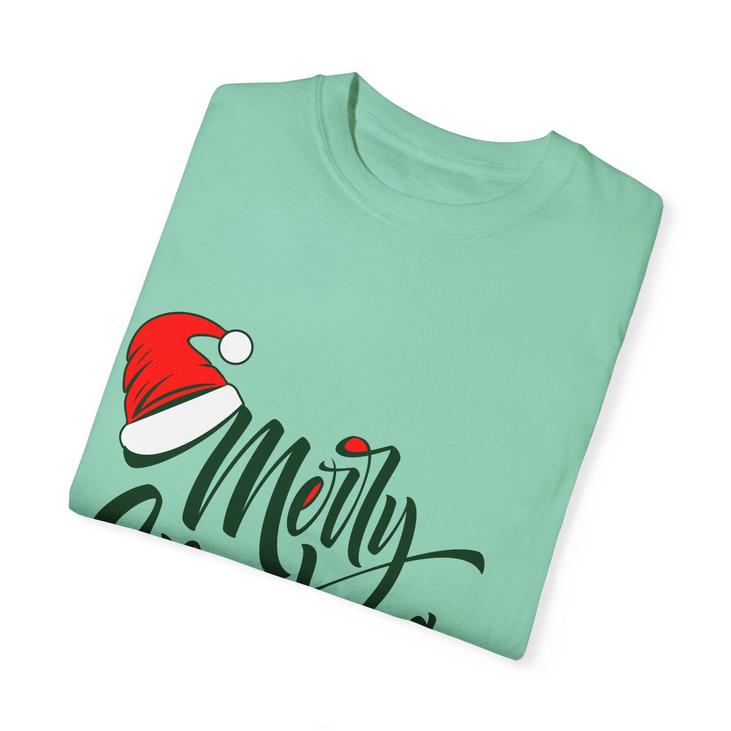 Merry Christmas Santa Hat Tee