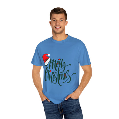 Merry Christmas Santa Hat Tee