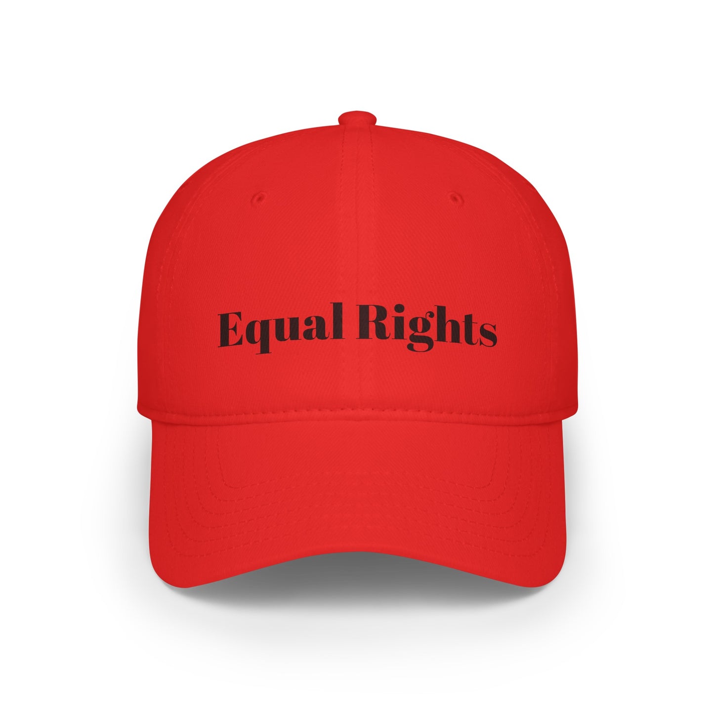 Low Profile Baseball Cap: Social Justice EQUAL RIGHTS