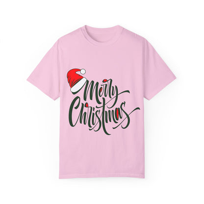 Merry Christmas Santa Hat Tee