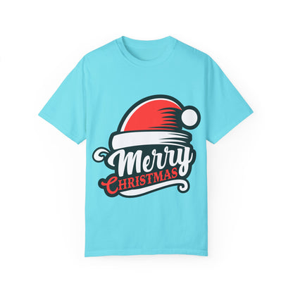 Santa Hat Holiday Vibes Tee