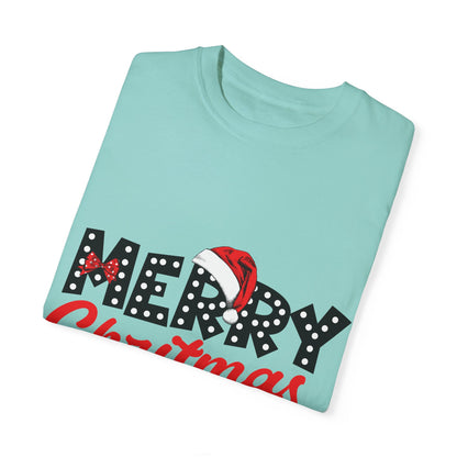 Merry Christmas with Santa's Hat Tee