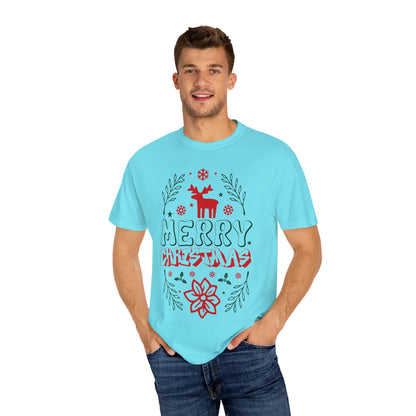 Merry Christmas Reindeer Tee