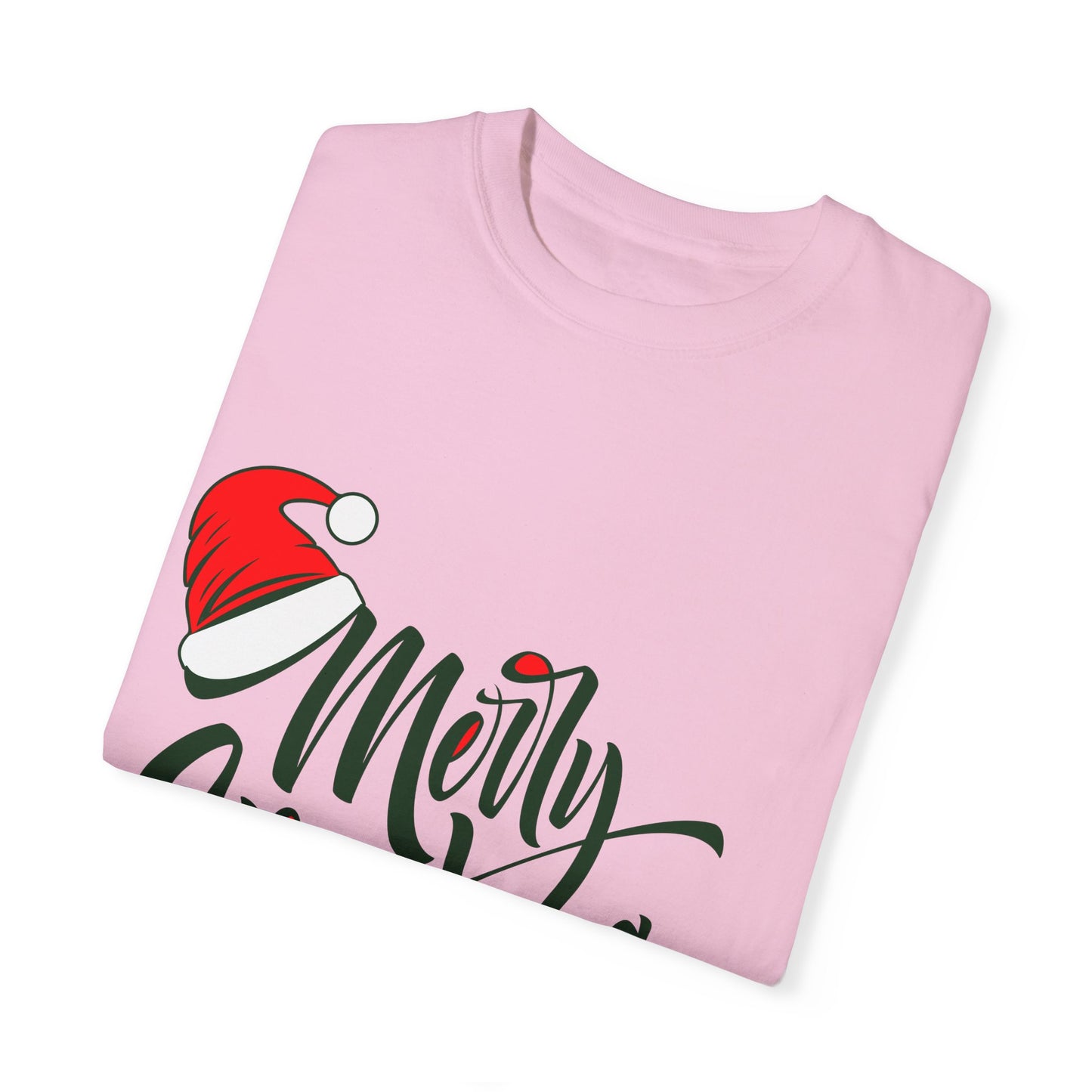 Merry Christmas Santa Hat Tee