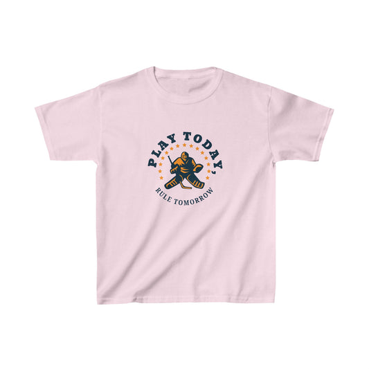 Kids Tees: Play Today, Rul Tomorrow